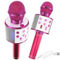 Детски караоке микрофон розов с много забавни функции