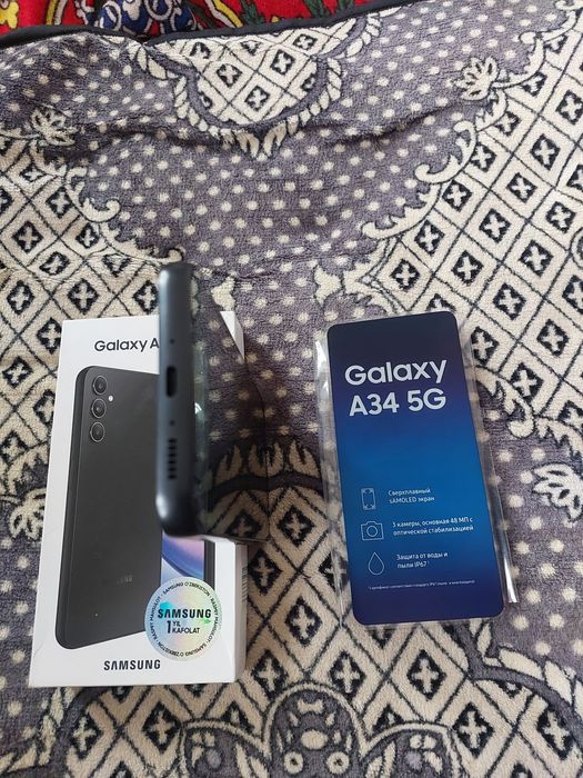 Самсунг А34 6/128талик халатик янгиде