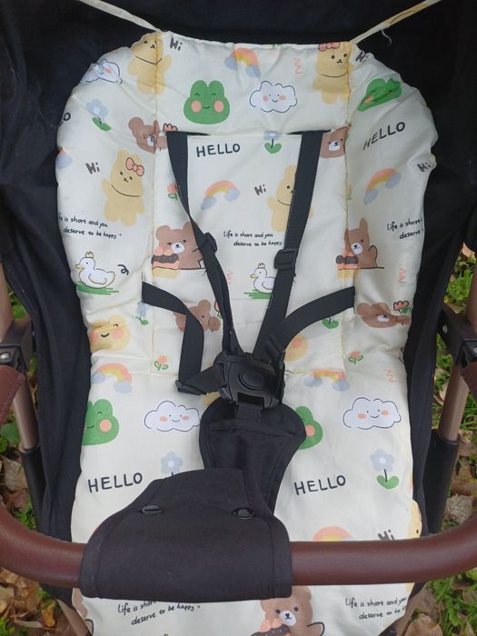 Детска лятна количка CHIPOLINO COMBO АБАНОС + аксесоари и подарък