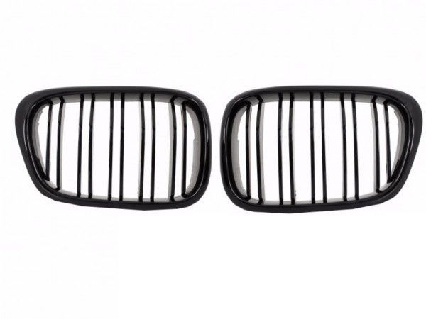 Grile duble BMW seria 5 E39 M5 look - Negru Lucios
