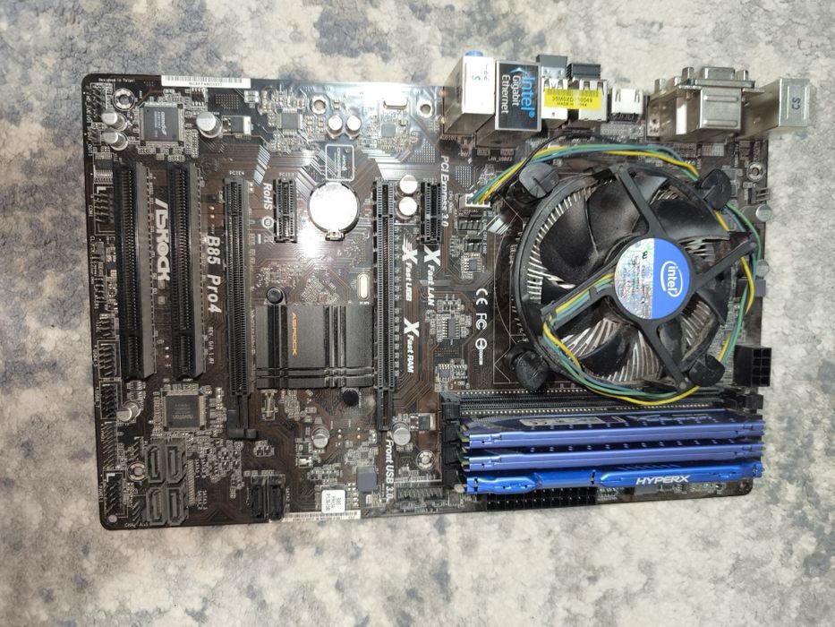 Kit procesor i5 4570 + memorie 24gb RAM DDR3 + placa de baza + cooler