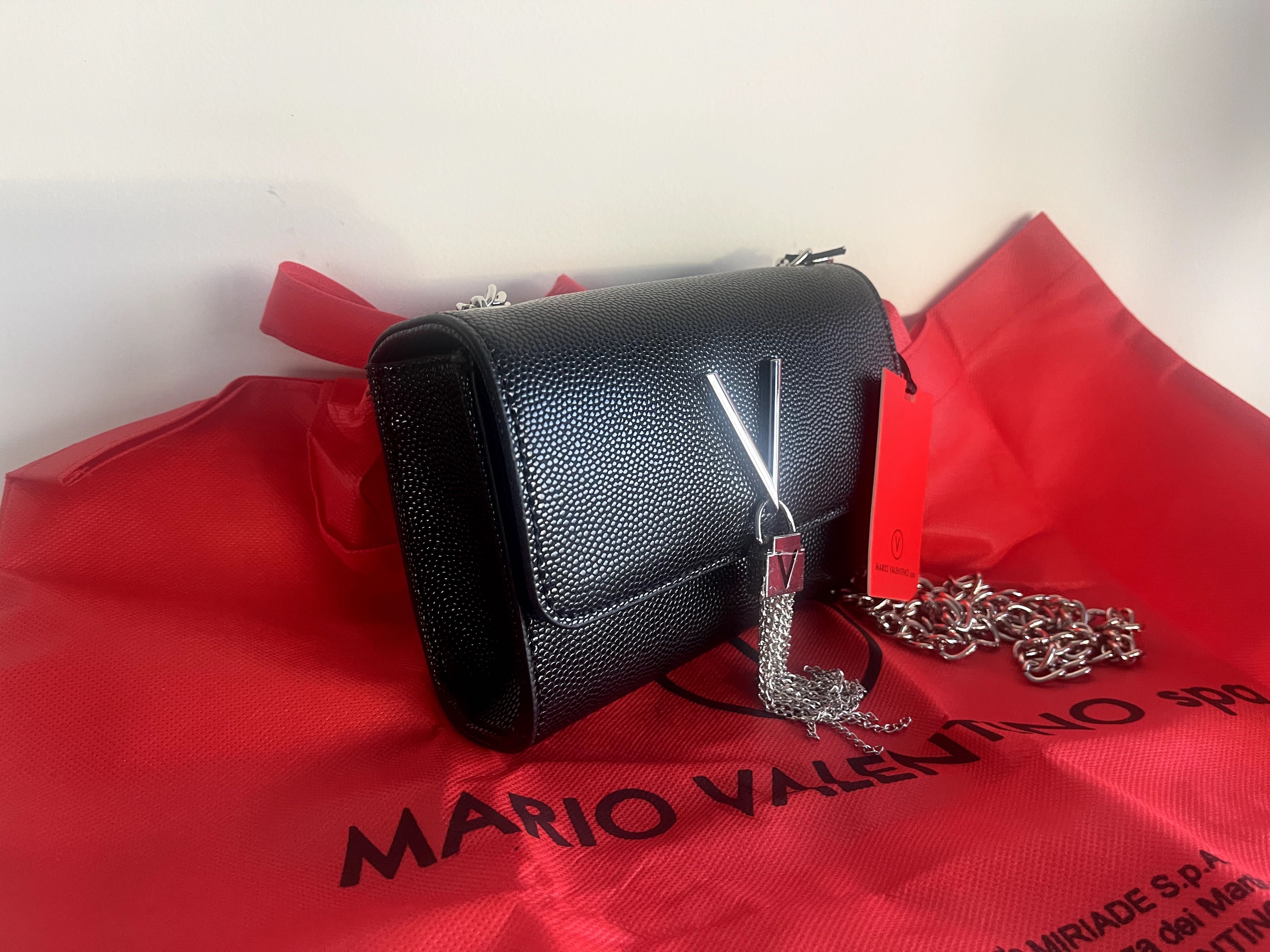 Valentino By Mario Valentino Divina Мини Клъч дамска чанта – черна