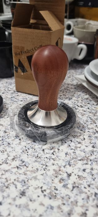 Tamper 51mm + suport cauciuc compatibil Delonghi