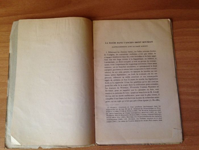 Drept Roman C. Stoicesco 1926 carte rara cu dedicatie V Economu