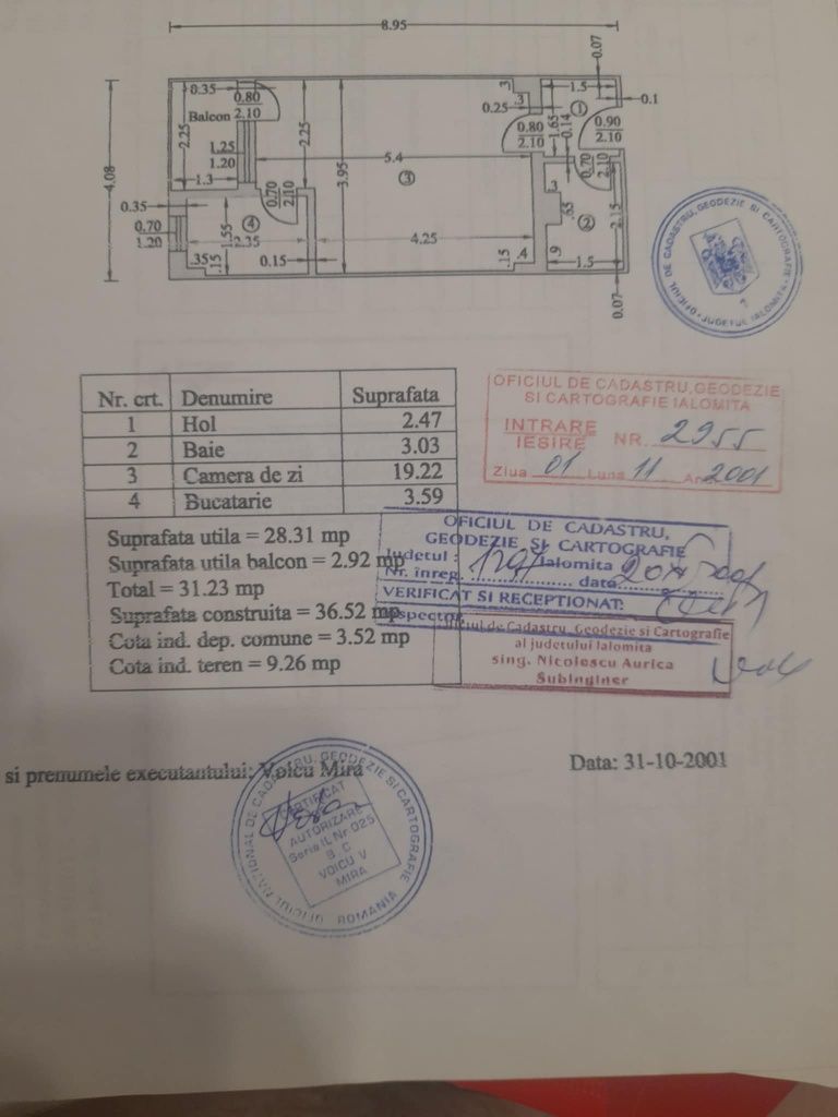 Vând garsonieră confort 1