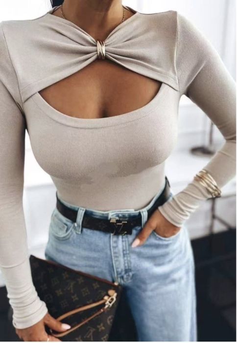 Дамска ефектна блуза