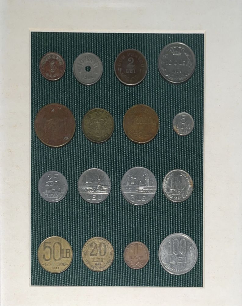 Tablou monede si bancnote