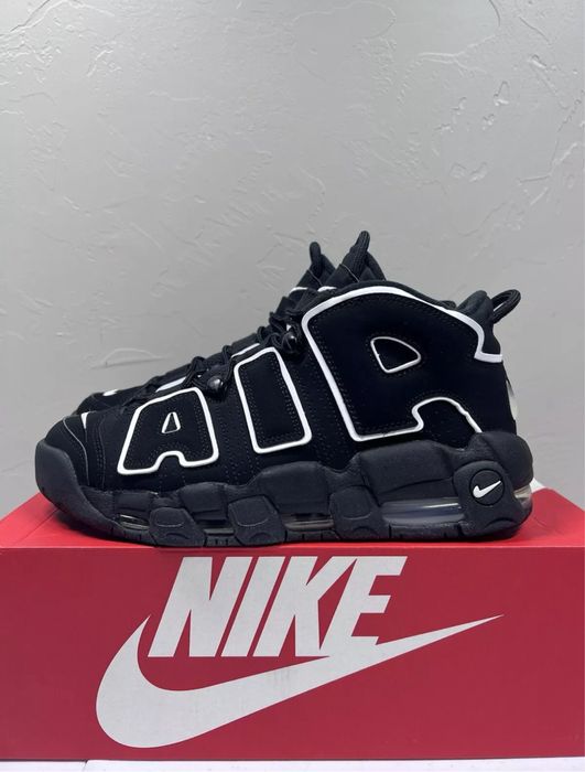 Nike Air More Black White Black GS 96 Uptempo