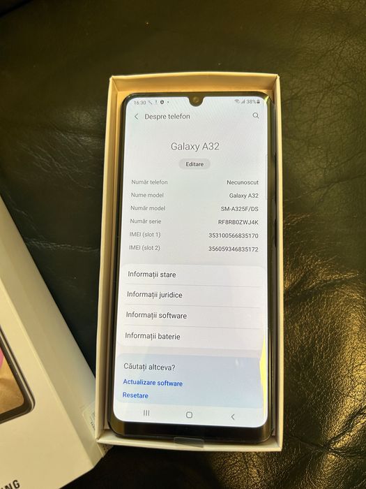 Telefon Samsung Galaxy A32 BLACK , 128GB, 4GB RAM, Dual SIM, 5000 mAh,