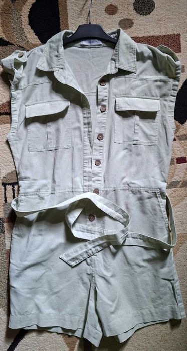 Salopeta verde deschis Mango