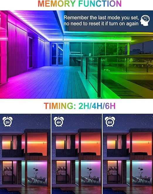 Spot LED RGB Set de 2buc 42 W   cu telecomandă, IP66