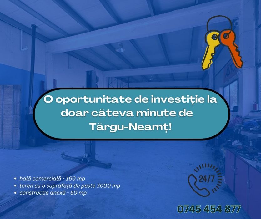 Hala + teren - Autostrada A8 - spațiu industrial și logistic
