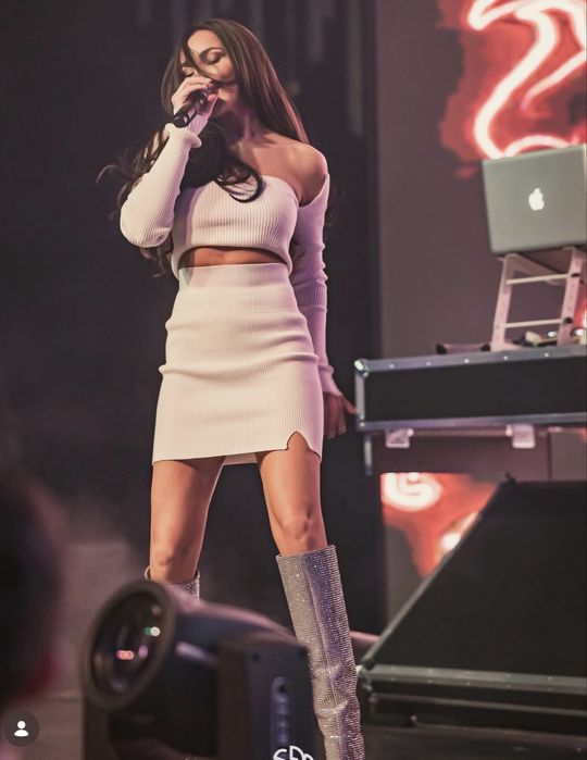 Черен сет пола и топ на alice evis