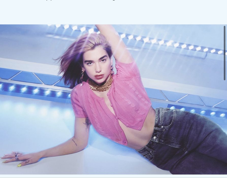 Top Pepe Jeans x Dua Lipa - L