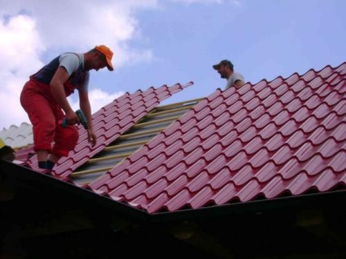 Tabla cutata - Tabla tip tigla - Reparatii acoperisuri - Montaj Tigla