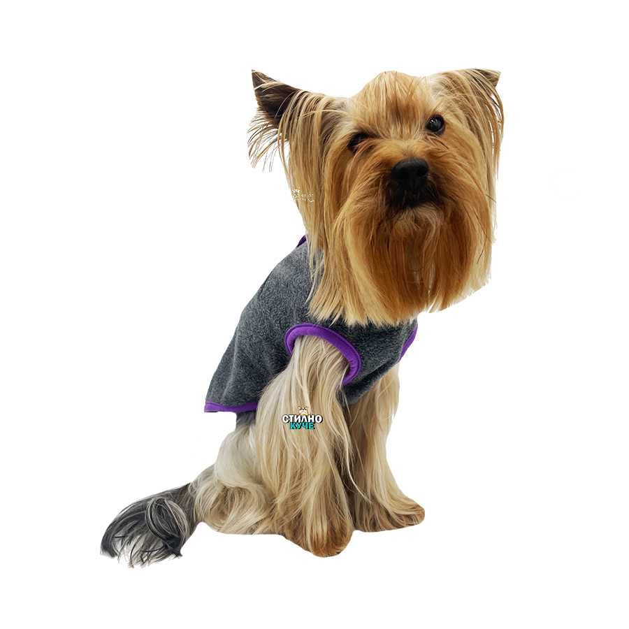 Поларена блуза за куче Кучешки дрехи Дреха за куче Кучешка дреха