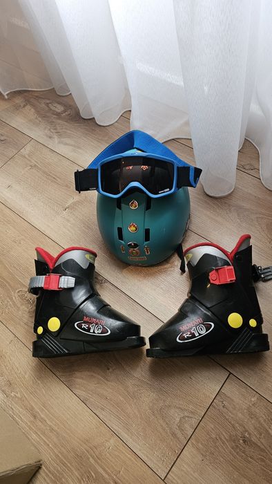 Set ski. Casca. Ochelari clapari copii