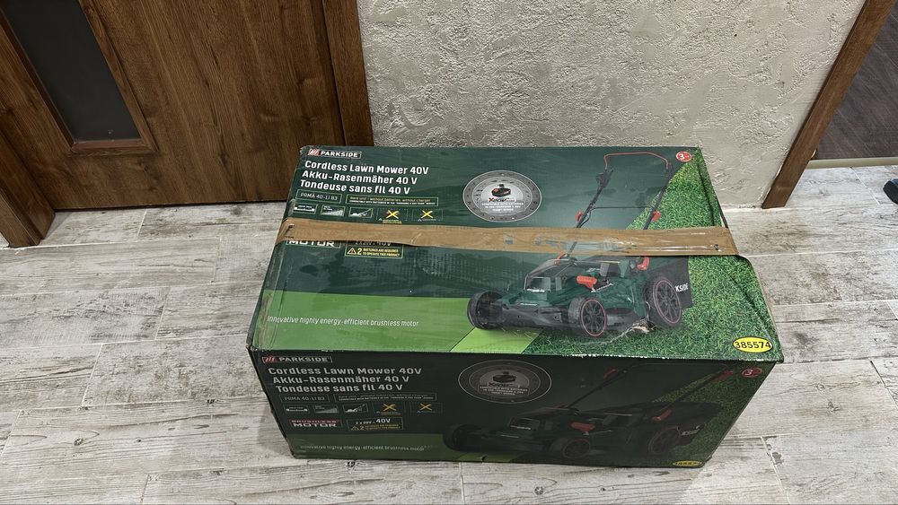 НОВА! Акумулаторна косачка Parkside PRMA 40‑Li B3 – 40V Brushless