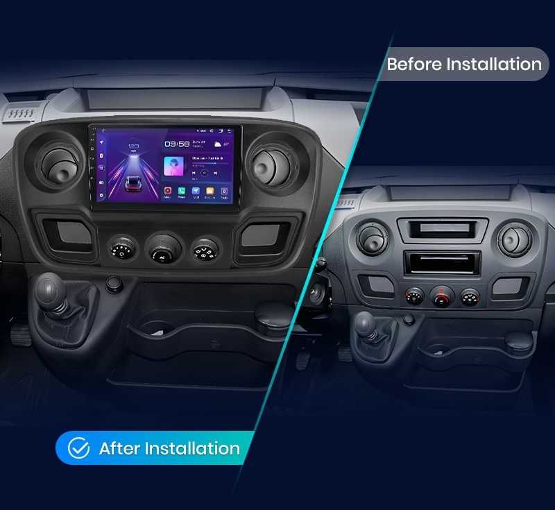 Renault Master 3 2011 - 2021 Мултимедия Навигация Android