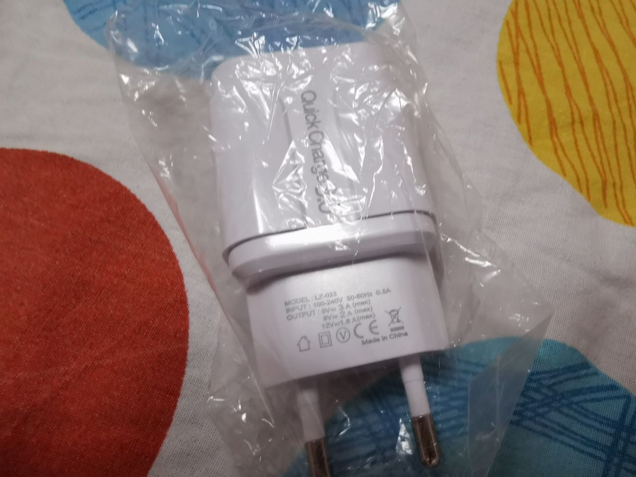 Incarcator alimentator telefon quick charge fast charge USB 3.0 NOU