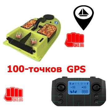 Лодка за захранка с 4 коша и 100 точки GPS и автопилот D20 D19