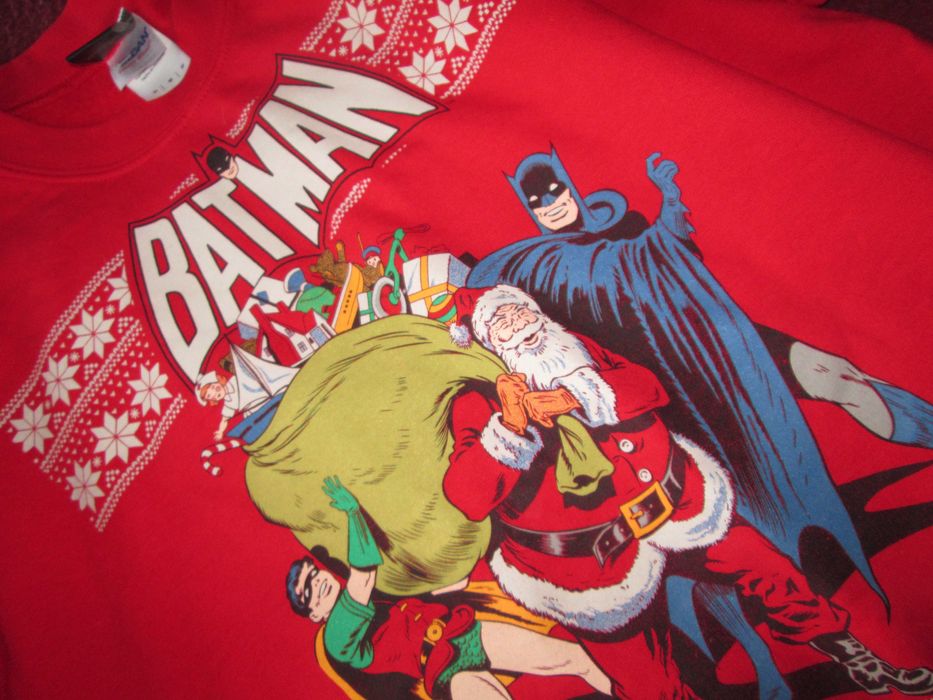 bluza rosie  simpatica  Batman   M