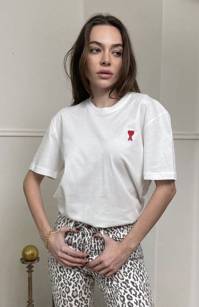 Футболка от AMI paris, Miu Miu, OYSHO, Massimo dutti, COS,ZARA