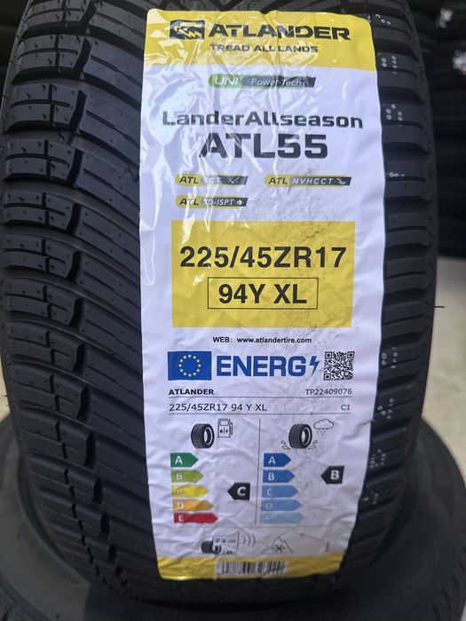 Нови всесезонни гуми ATLANDER 225/45R17 94Y XL НОВ DOT БОРД 2254517