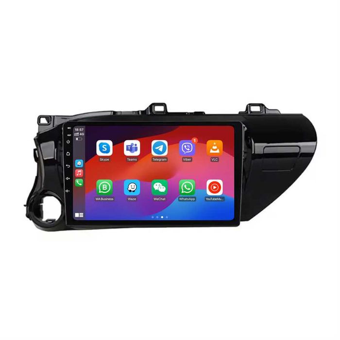 Navigatie Android Dedicata Toyota Hilux 2015+, 10Inch, BT, Carplay