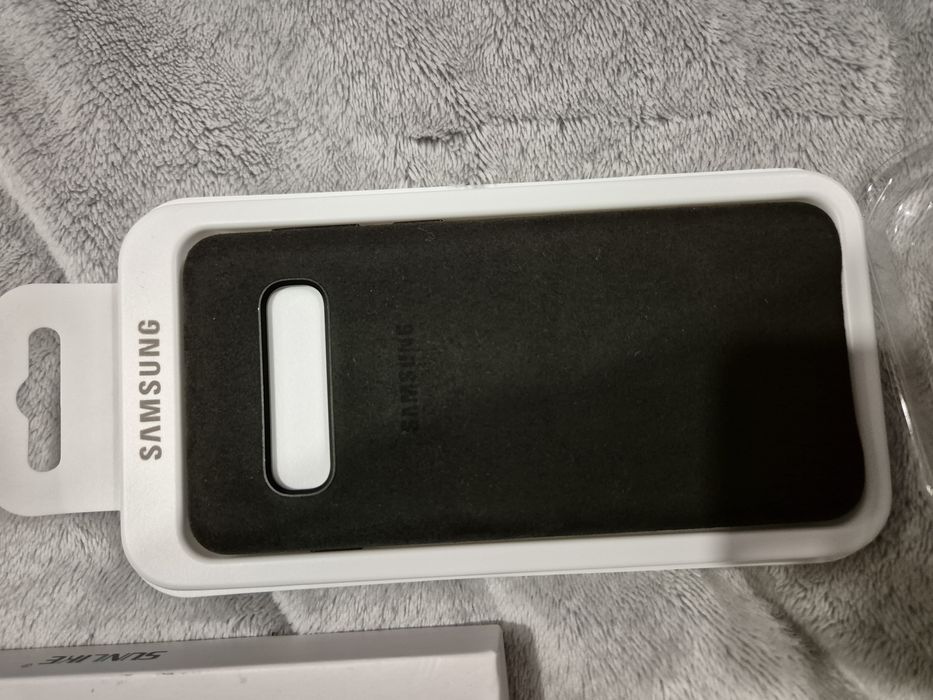 Husa carbon / husa piele alcantara samsung galaxy s10