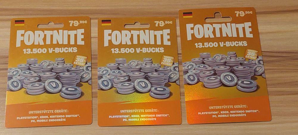 Fortnite v-bucks gift card 13 500v-bucks