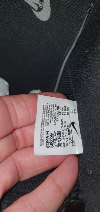 Pantof casual negru, Nike, mărimea 45.