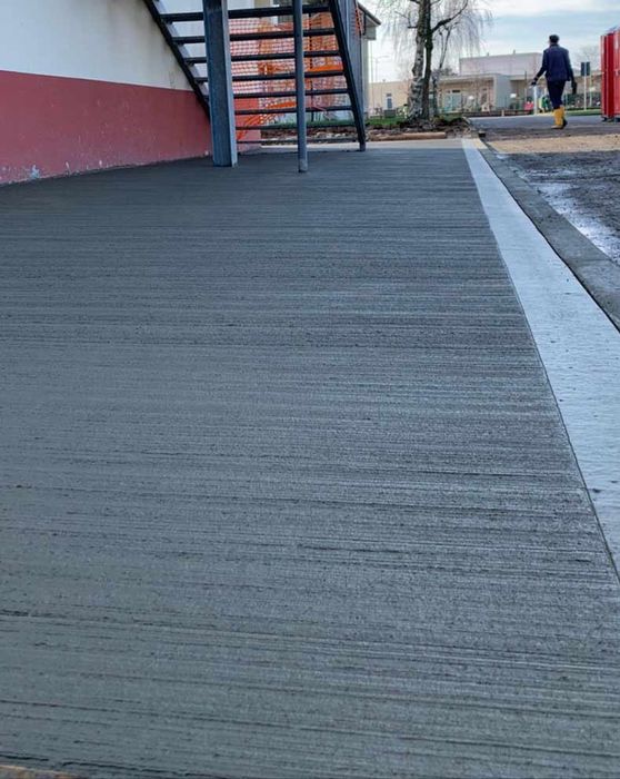 Beton amprentat si elicopterizat