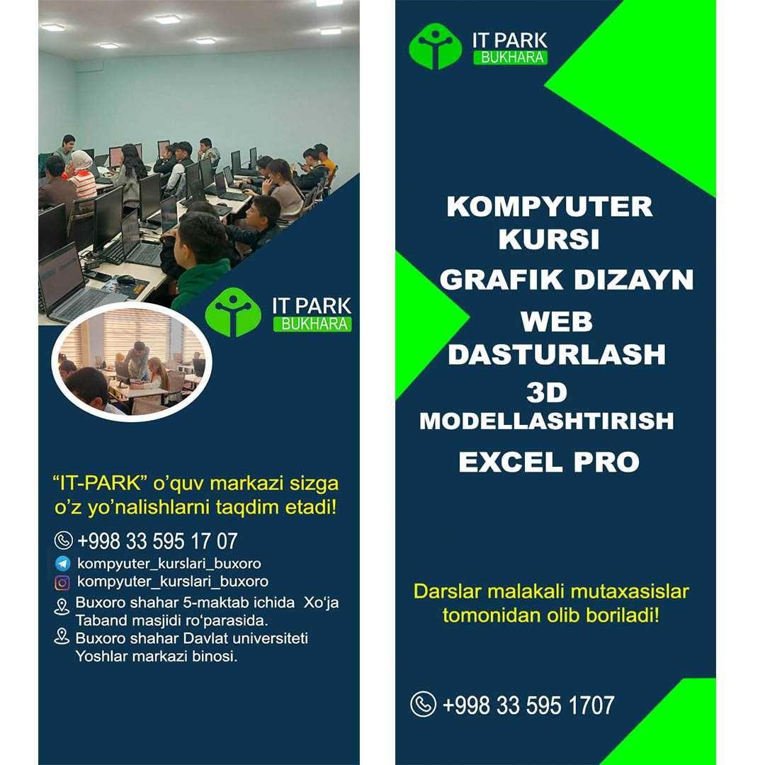 Komyuter kurslariga qabul davvom etmoqda!