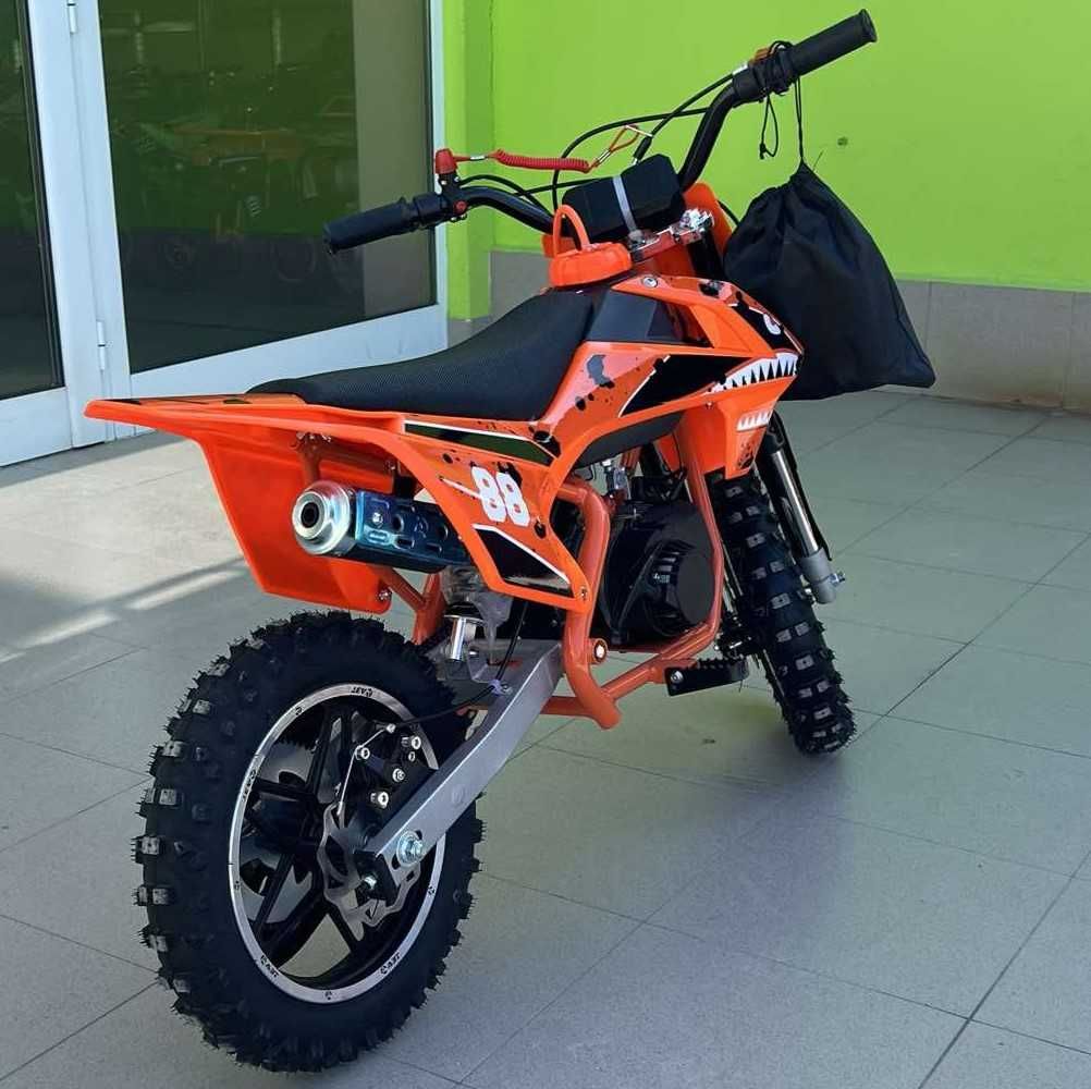 Детски бензинов кросов мотор, DIRT BIKE, 50cc, двутактов двигател
