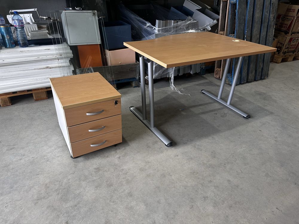 Офис бюра ORT – 90x120x75 см, 20 бр. налични + контейнери