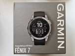 Garmin Fenix 7, 47mm, silver/graphite,  impecabil, in garantie