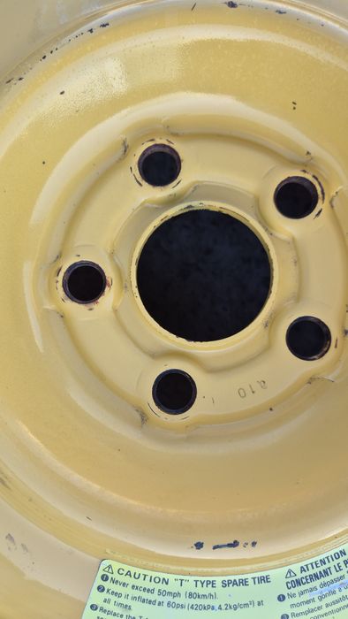 Резервна гума /ПАТЕРИЦА/ 5x100 Subaru 5/100