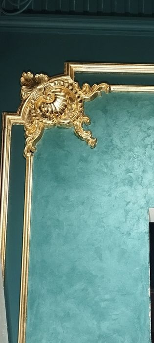 Тилла сусал поталь ёпиштириш тяга турлаш, позолото золочение лепнин