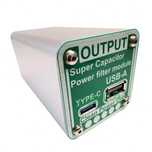 Filtru supercapacitor 5V USB-A si USB-C cu suport de date