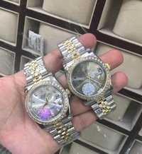 Rolex Datejust 36MM Diamond Silver Gold 15