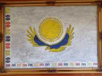Флаг Казахстана картина