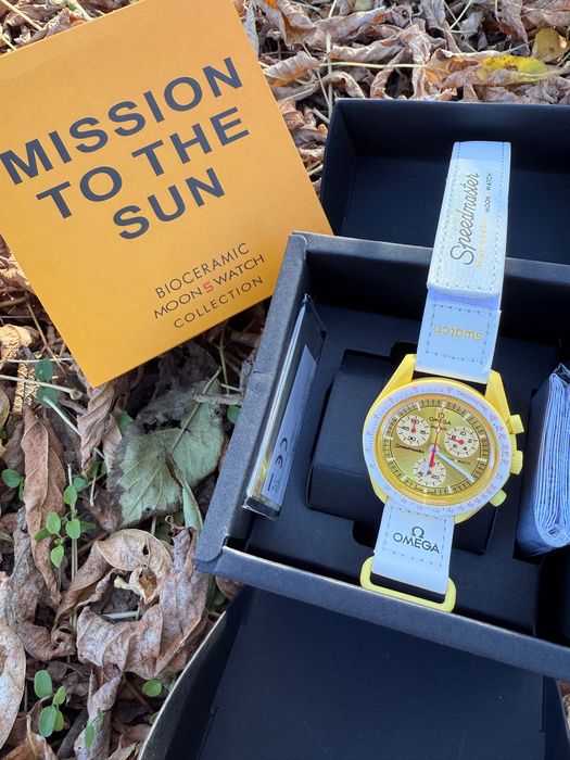 Omega Swatch mission to mercury sun pluto earth venus neptune uranus