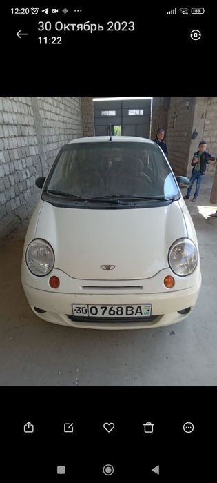 Матиз механика  газ ва бензин да юради