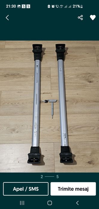 Bare orizontale portbagaj Bmw ski sau ciclism
