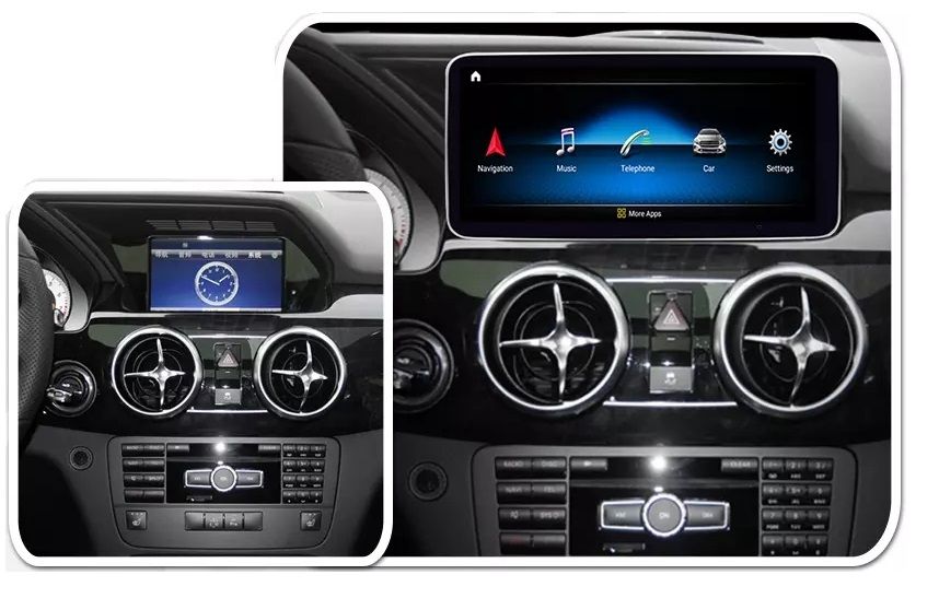 Navigatie Mercedes GLK X204 (2008 - 2015) 4GB Garantie Camera Cadou