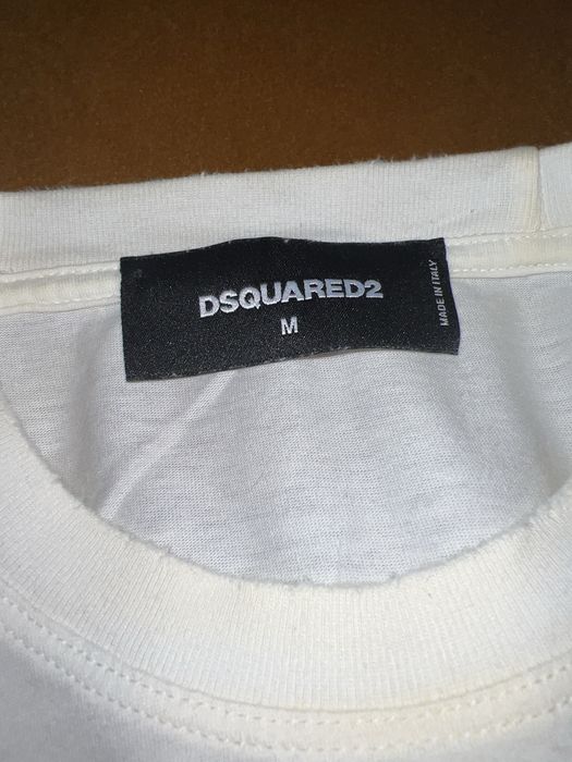 Tricou Dsquared Palm S74GC0975 Autentic