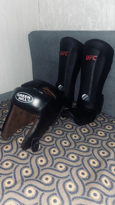 Шлем Green Hill и Футы UFC