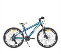 Bicicleta copii MTB cross gravito albastra