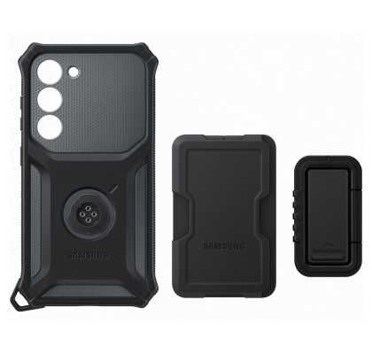 Husa Samsung S23/S24/S24+ Smart View Wallet/Silicon Grip/Rugged Gadget